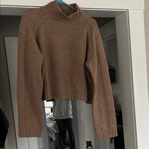 Wild Fable Brown Cowl Neck Sweater